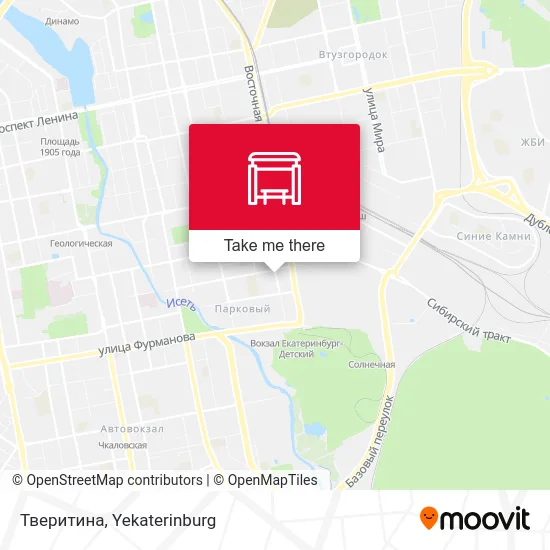 Тверитина map