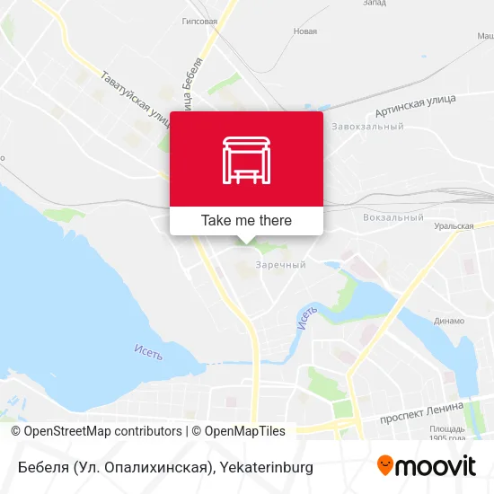 Бебеля (Ул. Опалихинская) map