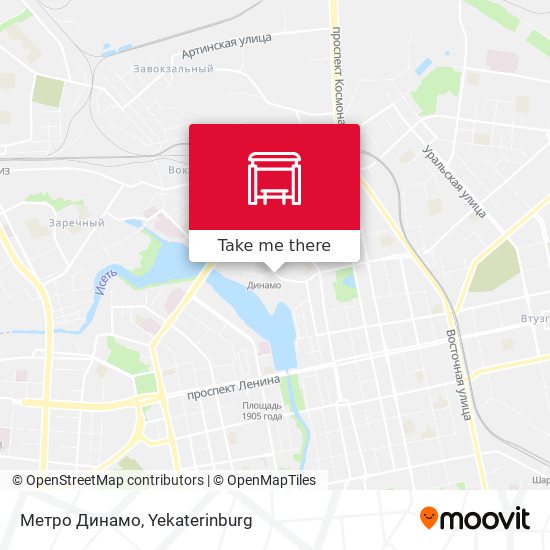 Метро Динамо map