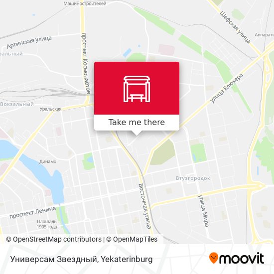 Универсам Звездный map