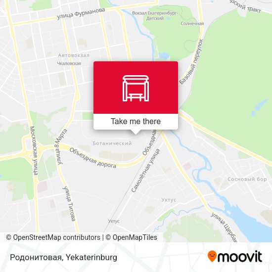 Родонитовая map