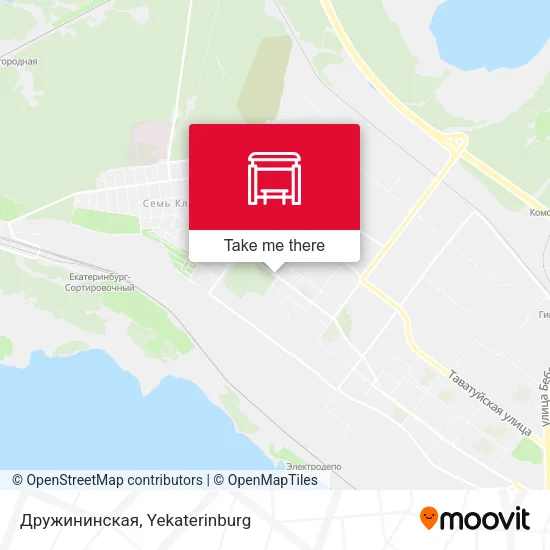 Дружининская map