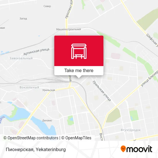 Пионерская map