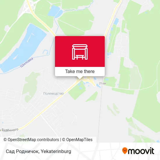 Сад Родничок map