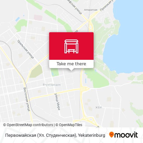 Первомайская (Ул. Студенческая) map