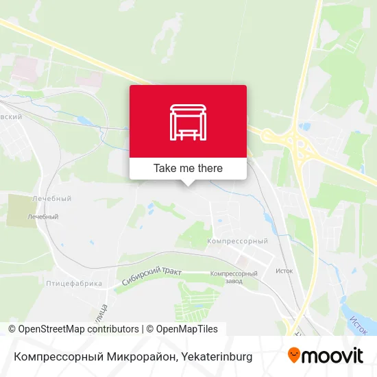 Компрессорный Микрорайон map