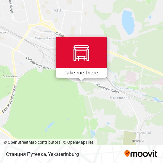 Станция Путёвка map