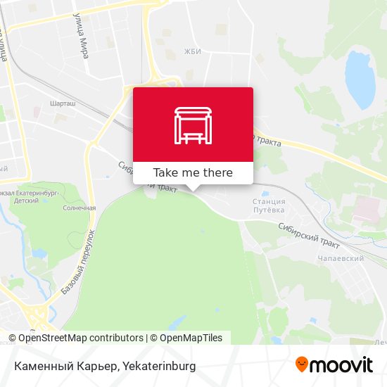 Каменный Карьер map