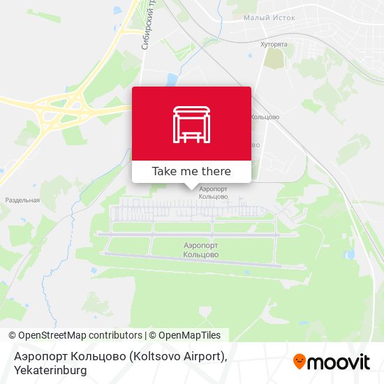 Аэропорт Кольцово (Koltsovo Airport) map