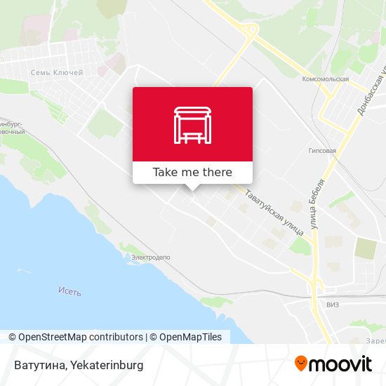Ватутина map