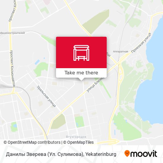 Данилы Зверева (Ул. Сулимова) map