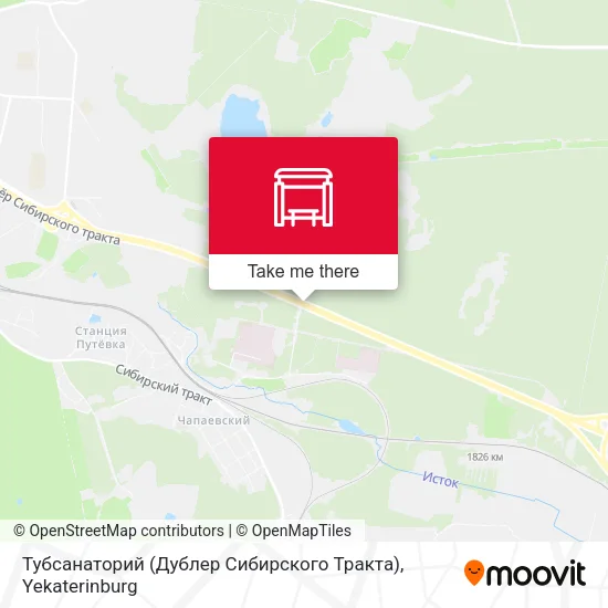 Тубсанаторий (Дублер Сибирского Тракта) map