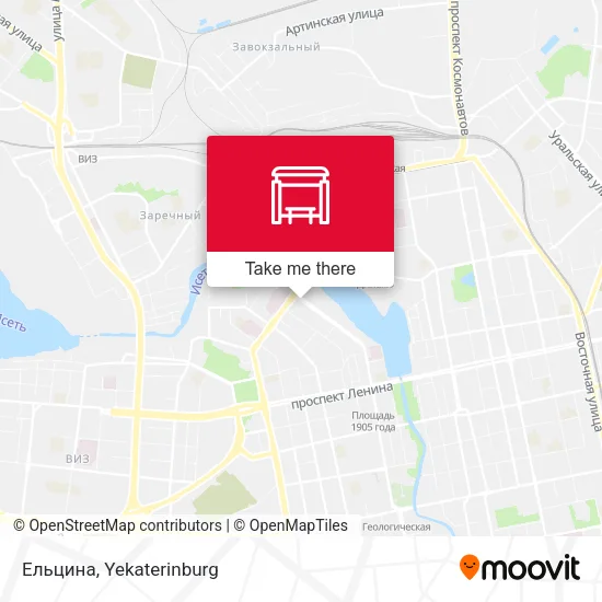 Ельцина map