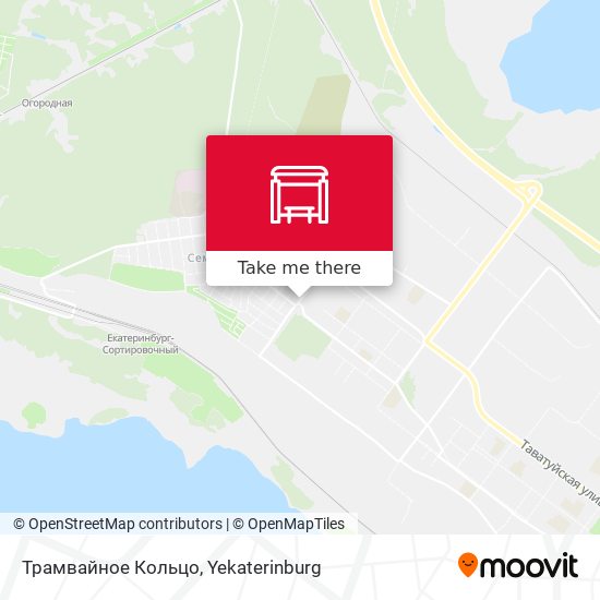 Трамвайное Кольцо map