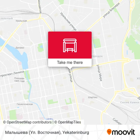 Малышева (Ул. Восточная) map