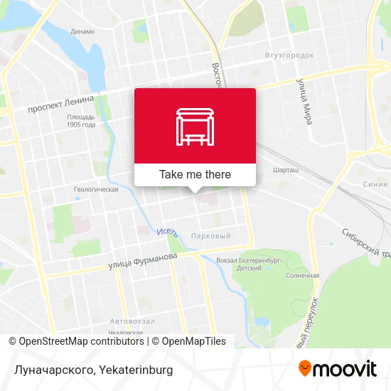 Луначарского map