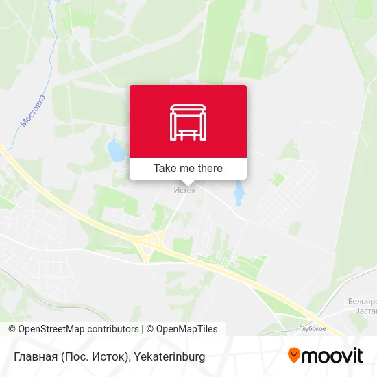 Главная (Пос. Исток) map