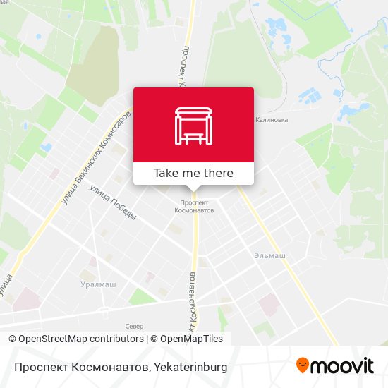 Проспект Космонавтов map