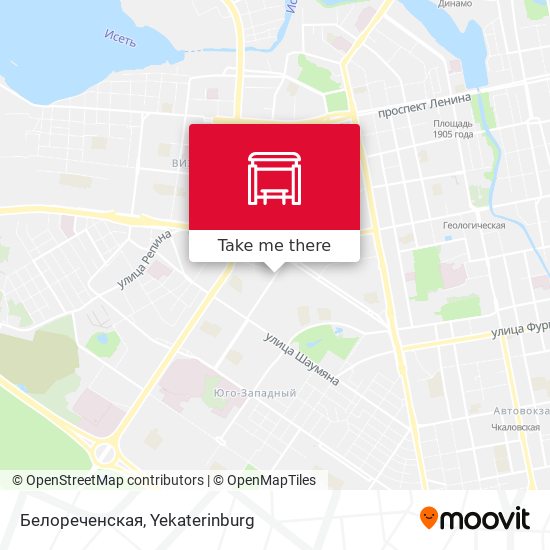 Белореченская map