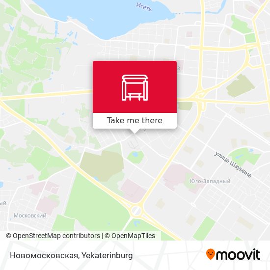 Новомосковская map