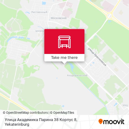 Улица Академика Парина 38 Корпус 8 map