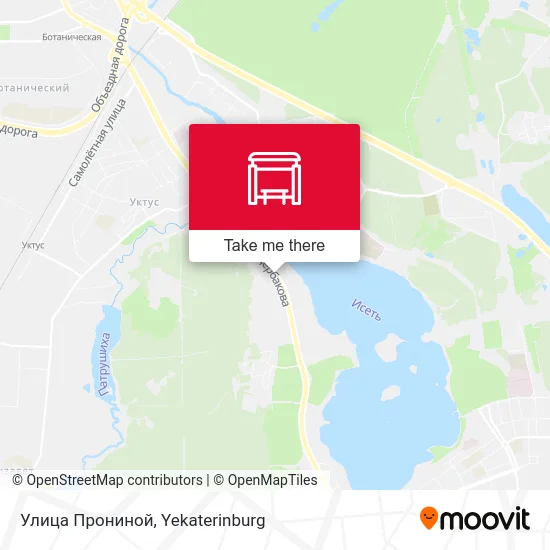 Улица Прониной map