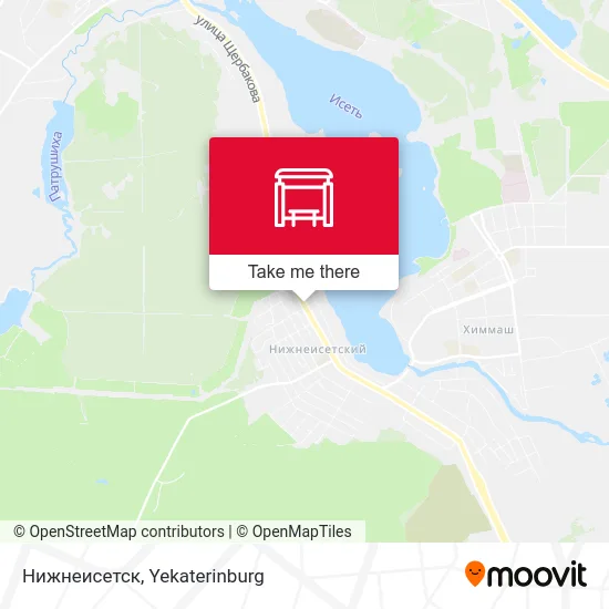 Нижнеисетск map