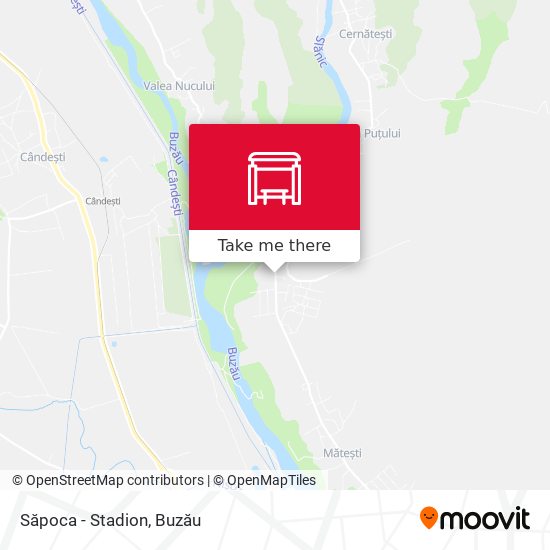 Săpoca - Stadion map