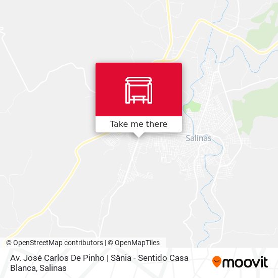 Av. José Carlos De Pinho | Sânia - Sentido Casa Blanca map