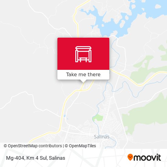 Mg-404, Km 4 Sul map