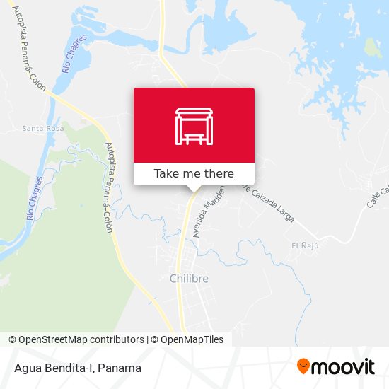 Agua Bendita-I map