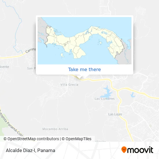 Mapa de Alcalde Diaz-I