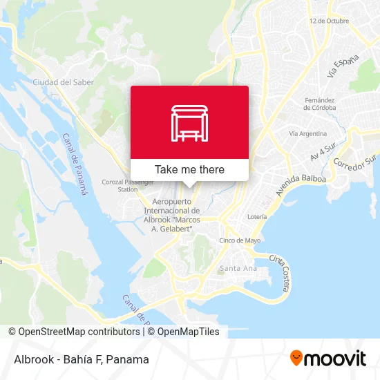 Albrook - Bahía F map