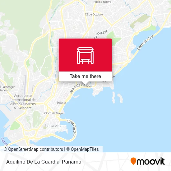 Aquilino De La Guardia map