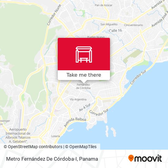 Metro Fernández De Córdoba-I map