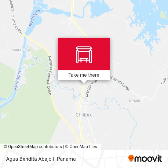 Agua Bendita Abajo-I map