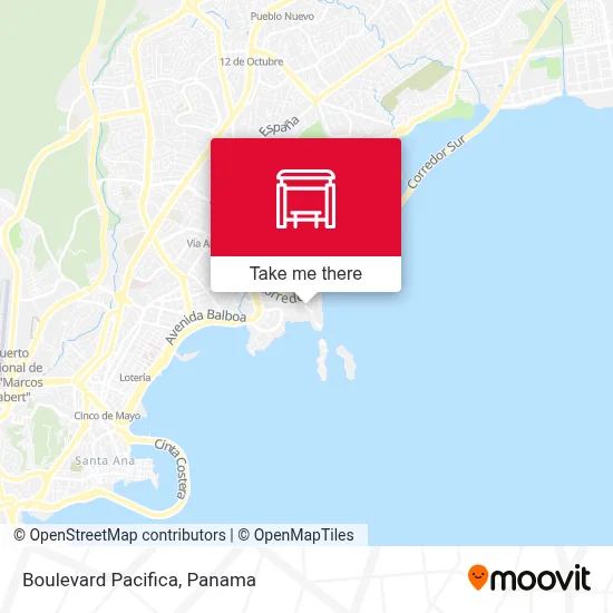 Mapa de Boulevard Pacifica