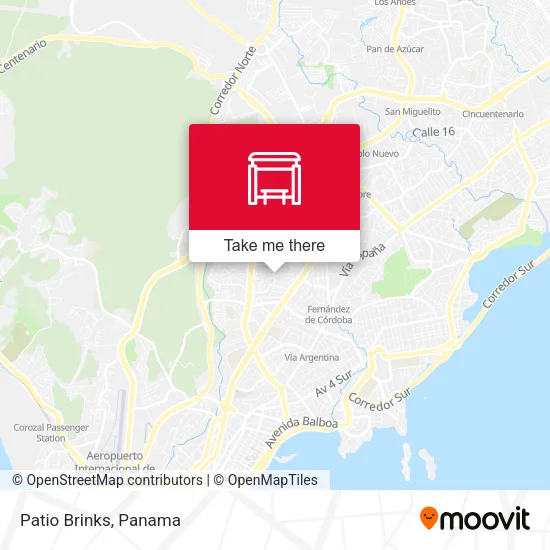 Mapa de Patio Brinks
