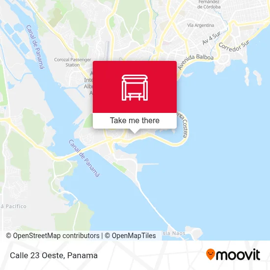 Mapa de Calle 23 Oeste