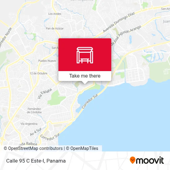 Mapa de Calle 95 C Este-I