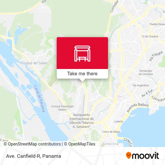 Mapa de Ave. Canfield-R