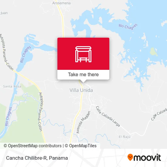 Cancha Chilibre-R map