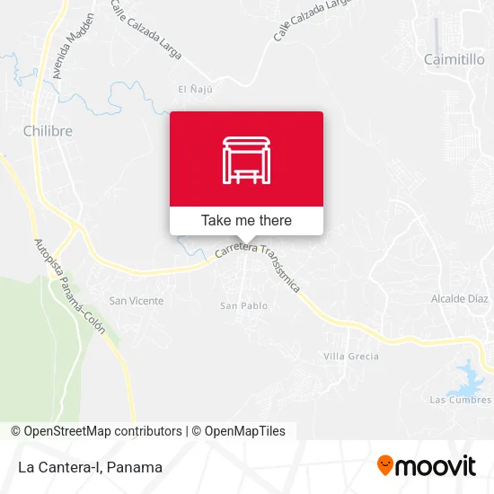 Mapa de La Cantera-I