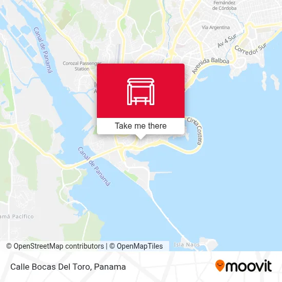 Calle Bocas Del Toro map