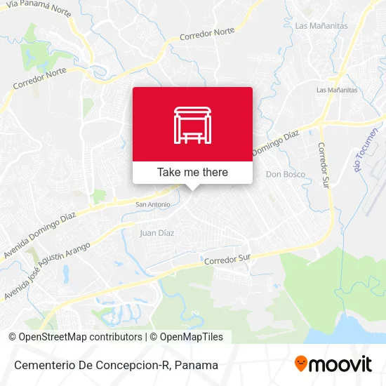 Mapa de Cementerio De Concepcion-R