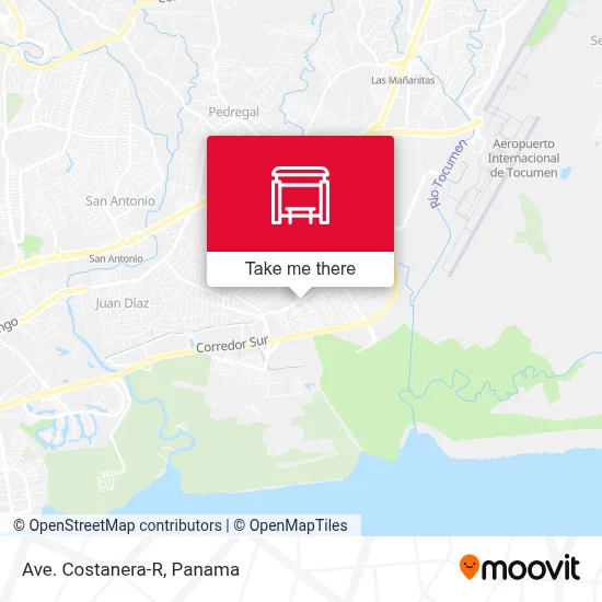 Ave. Costanera-R map