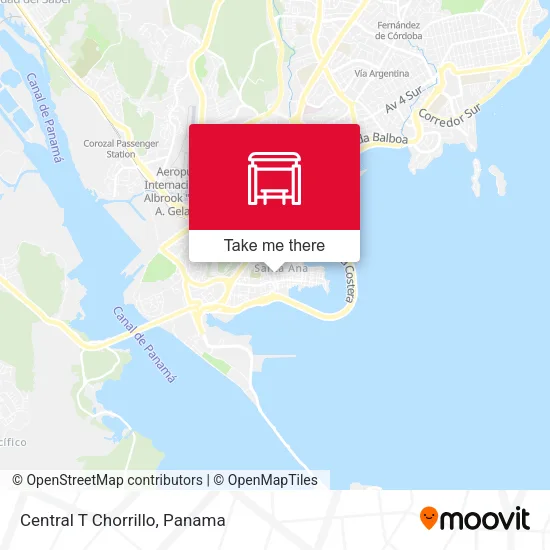 Mapa de Central T Chorrillo