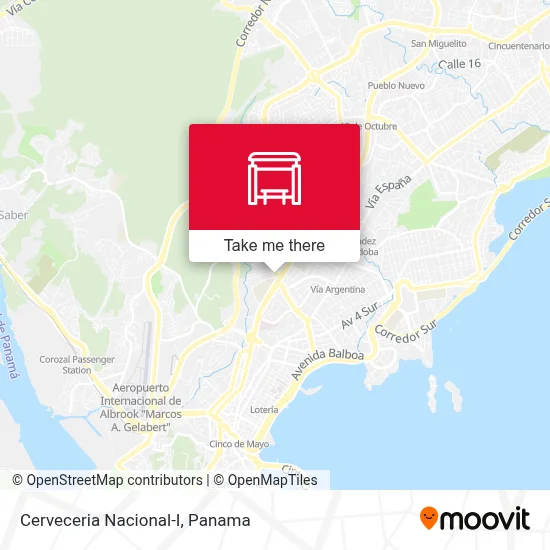 Mapa de Cerveceria Nacional-I