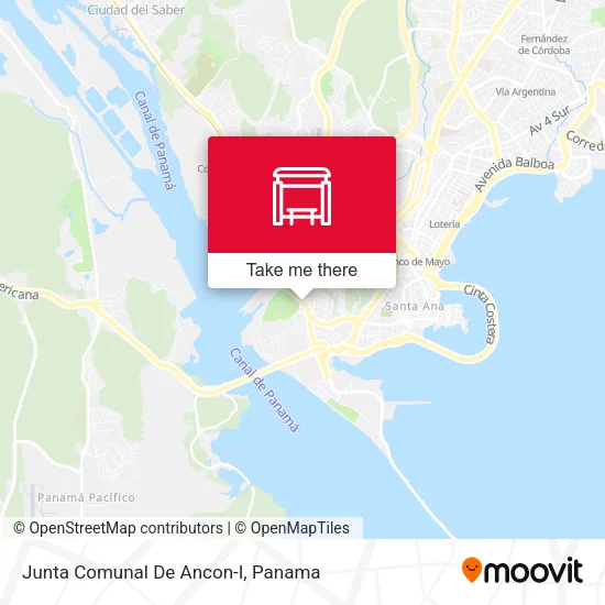 Mapa de Junta Comunal De Ancon-I