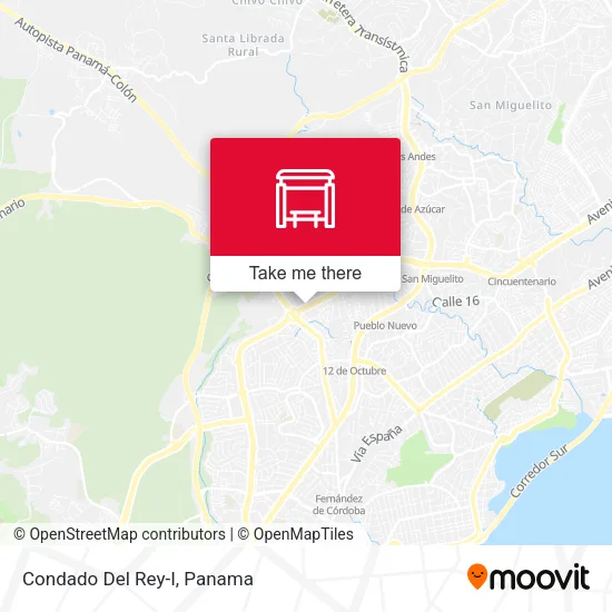 Mapa de Condado Del Rey-I